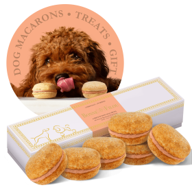 Dog Macarons - Count of 6 (Dog Treats | Dog Gifts)